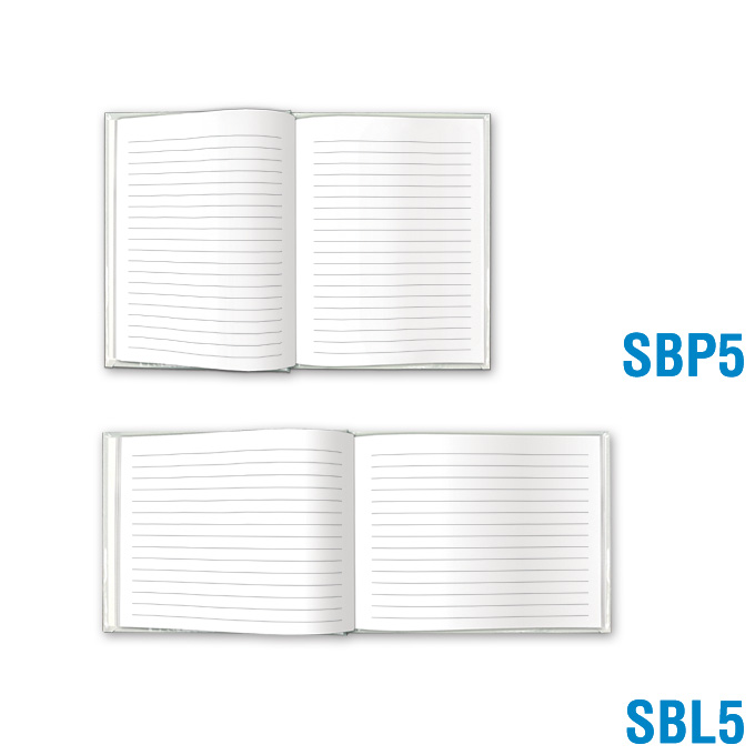 Blank Book Small - All Solid-Lined Pages: click to enlarge