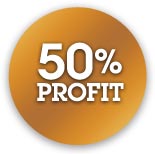 Earn 50% Profit