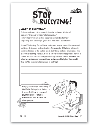 Anti-Bullying Page 1