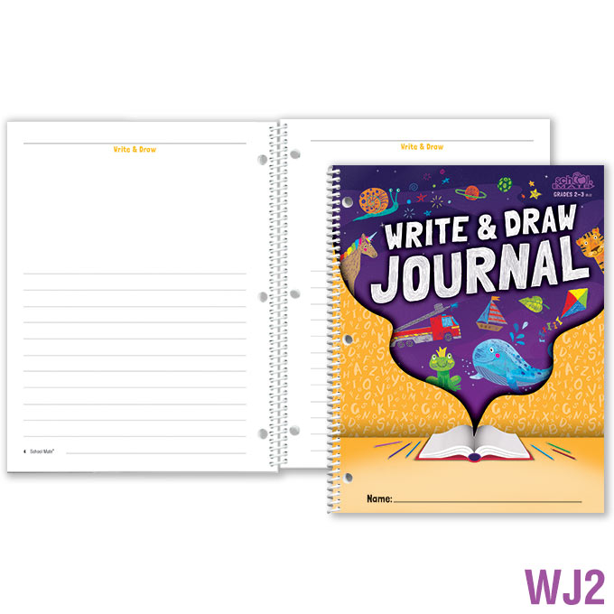 WJ2 – Write & Draw Journal (Grades 2–3): click to enlarge
