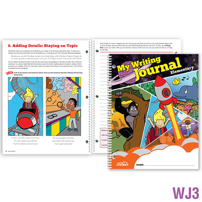 WJ3 – My Writing Journal (Elementary): click to enlarge
